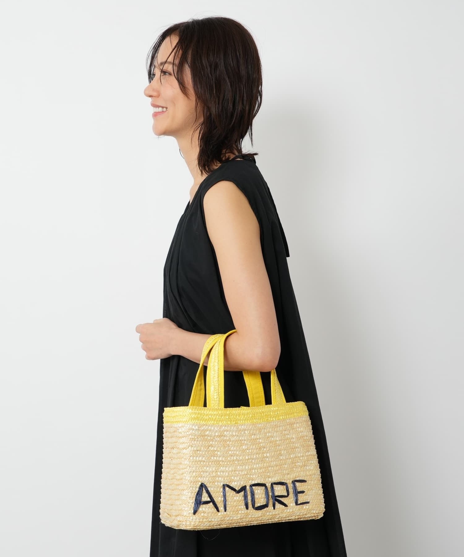 メッセージロゴ入りカゴバッグ【A-JOLIE】|ネミカ | レリアン公式