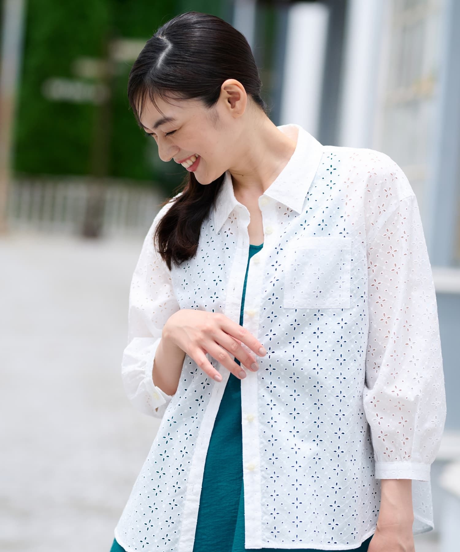 アイレット刺繍ブラウス|キャラ・オ・クルス | レリアン公式オンライン