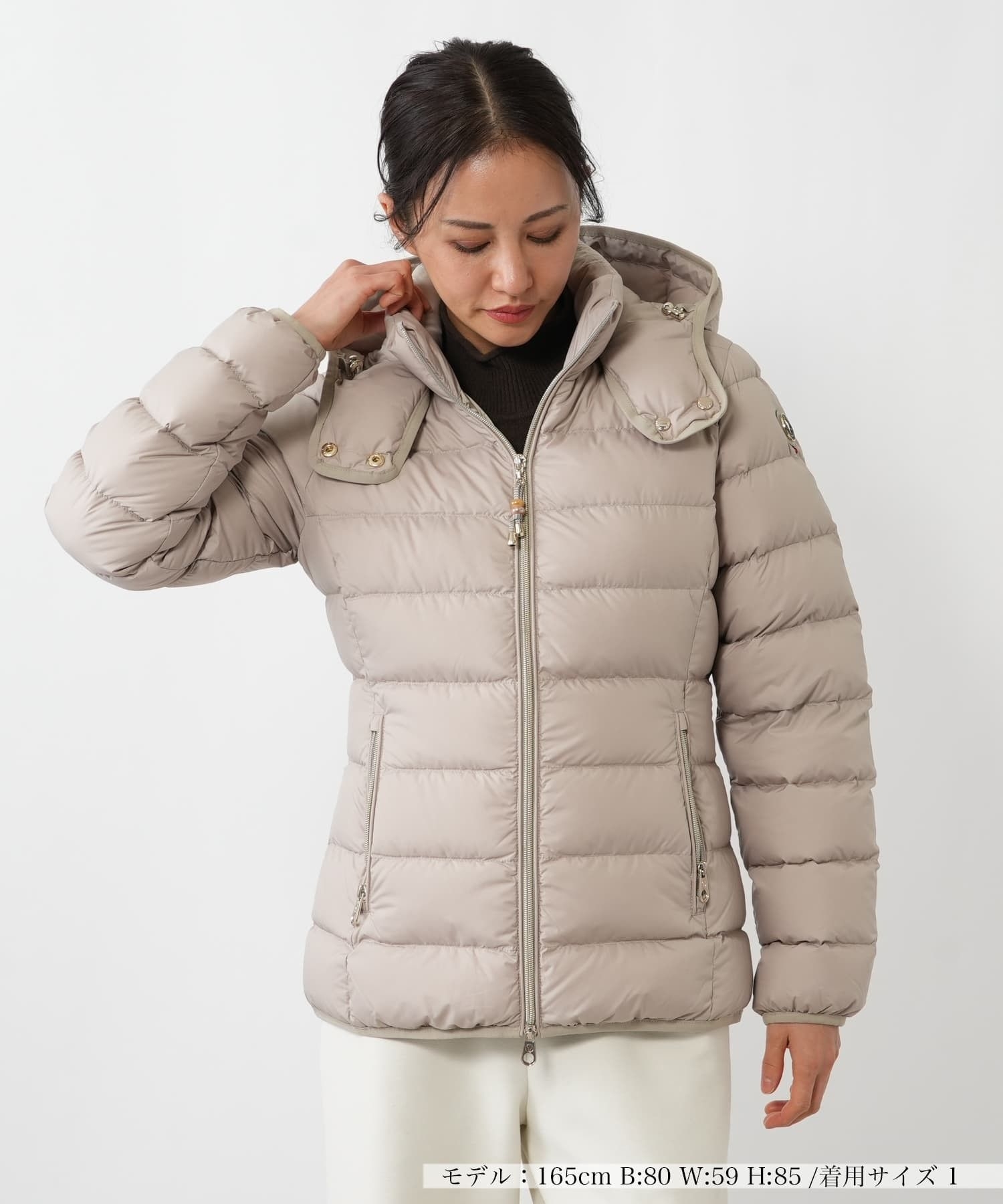 フーデッドダウンジャケット【CAPE HORN】|ネミカ | レリアン公式