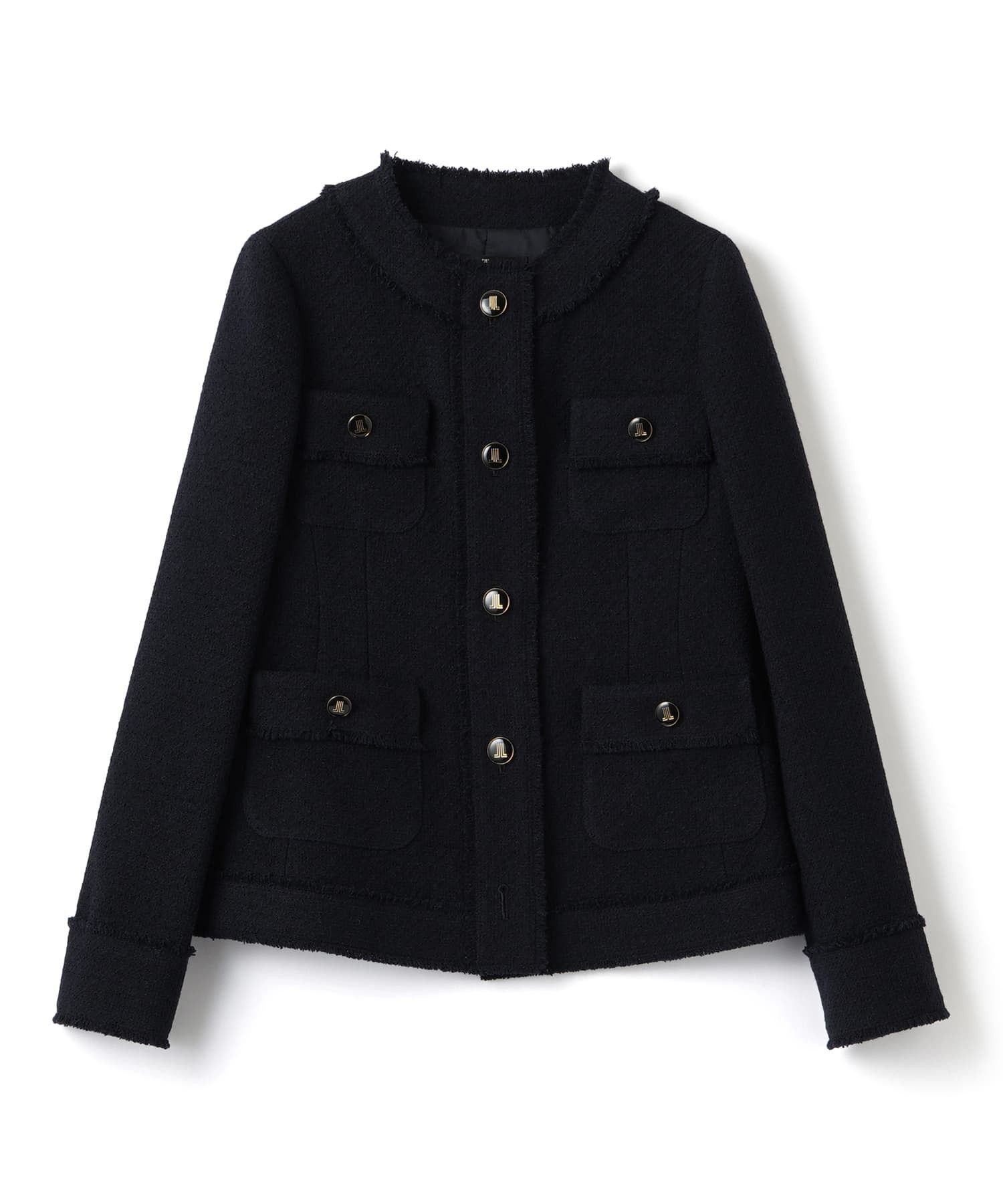 ファンシーツィードノーカラージャケット|LANVIN COLLECTION | LANVIN