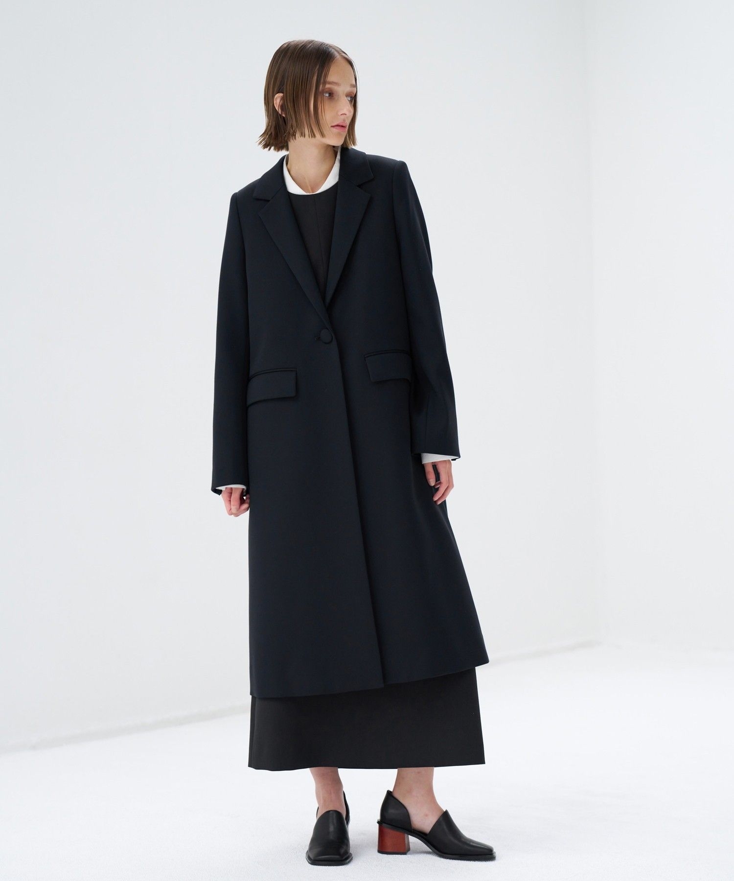 ストレッチドスキンテーラードコート|LANVIN en Bleu | LANVIN en Bleu