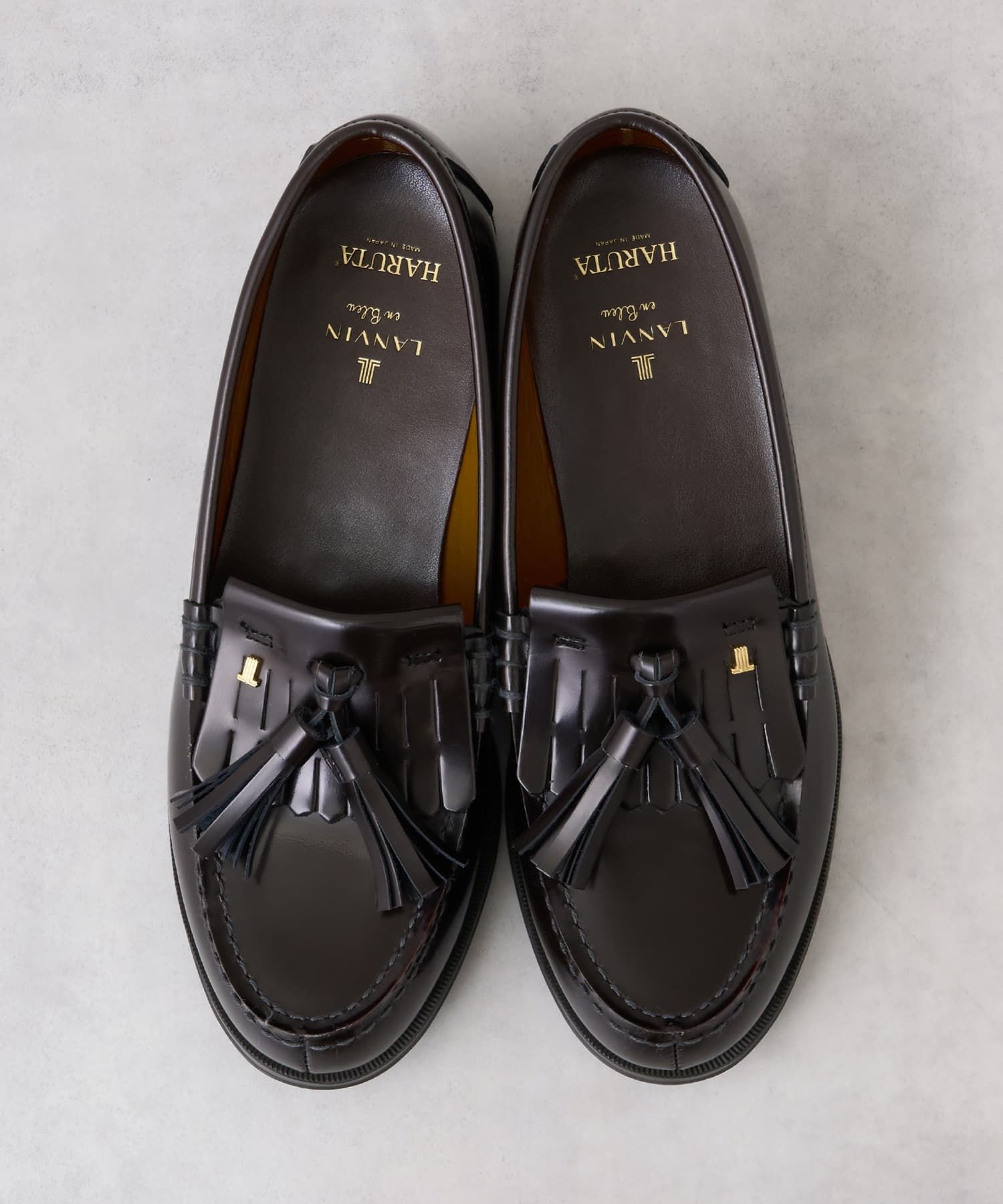 24.5～26.0cm】HARUTA キルトタッセルローファー|LANVIN en Bleu