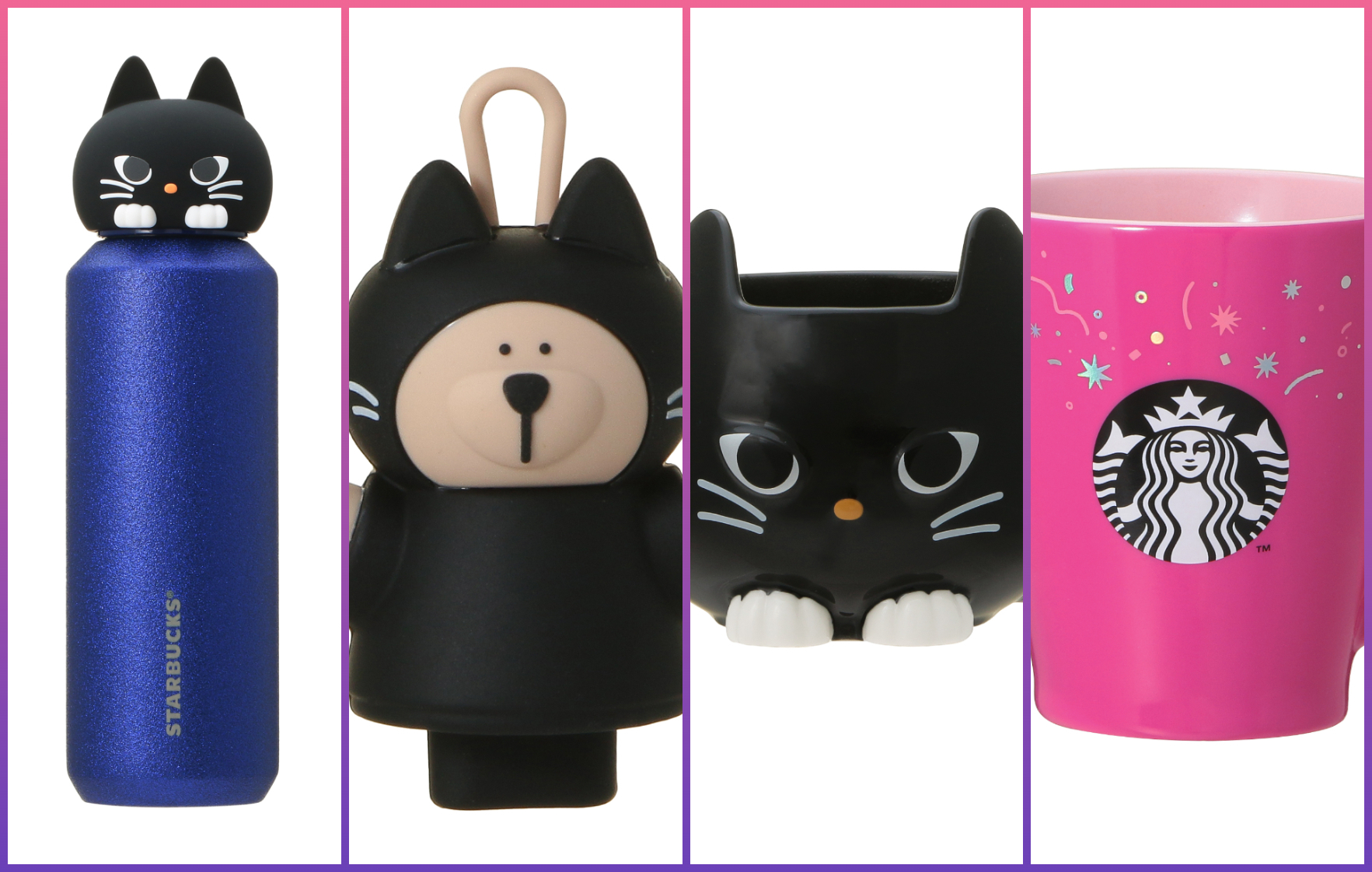 スタバ グッズ】ハロウィンは黒猫が主役！ 色が変わるマグやカップ、猫