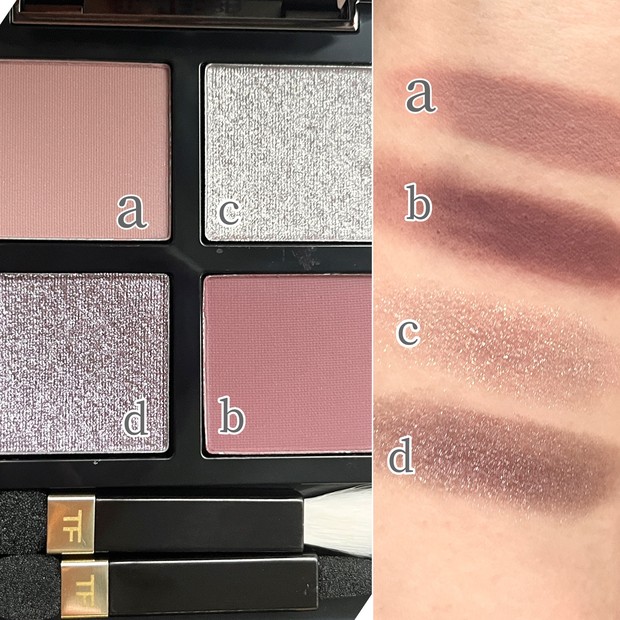 トム フォードの名品「アイ カラー クォード」の限定色をスウォッチ