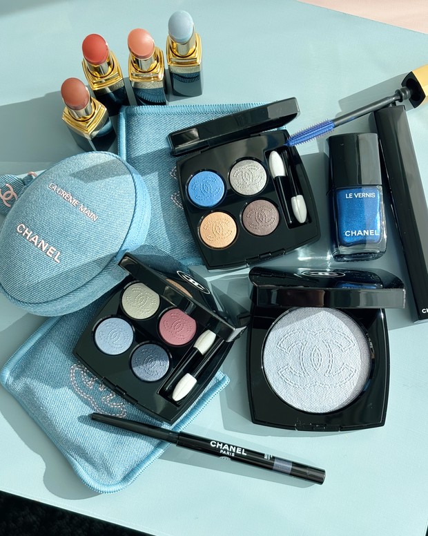 シャネル「デニム メークアップ コレクション」を全色スウォッチ