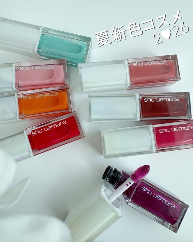 夏新色コスメ2026】シュウ ウエムラの新作プライマーオイルリップを全