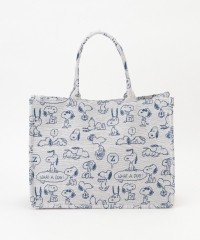 スヌーピー】ピーナッツ ジャガードトートバッグL|SNOOPY×VOYAGES