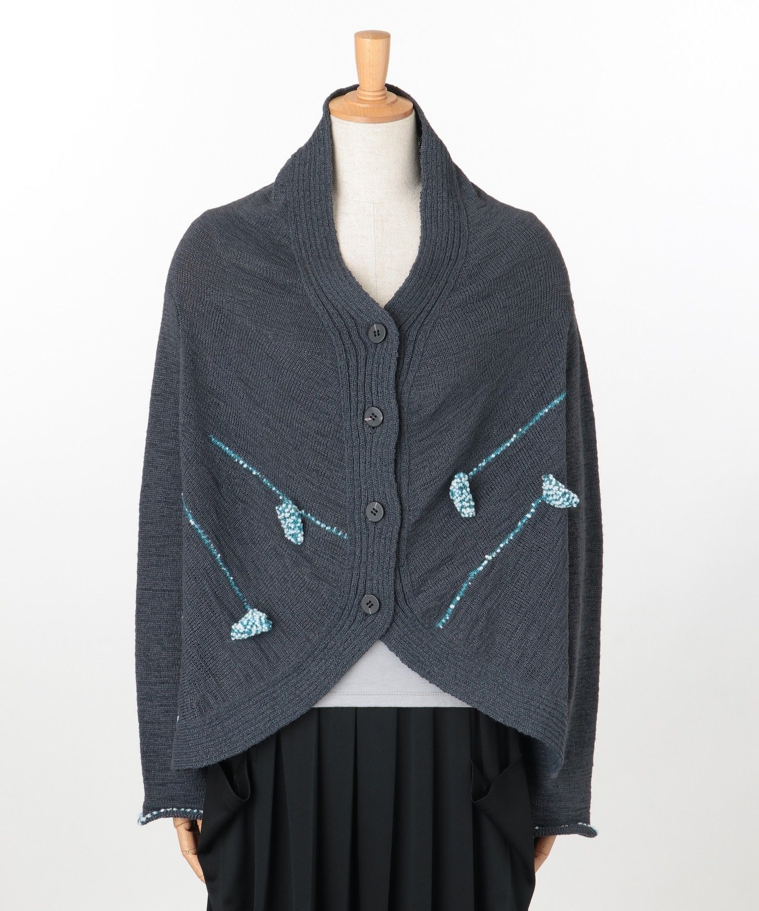 スラリット カーディガン|慈雨 | Sensounico ONLINE STORE