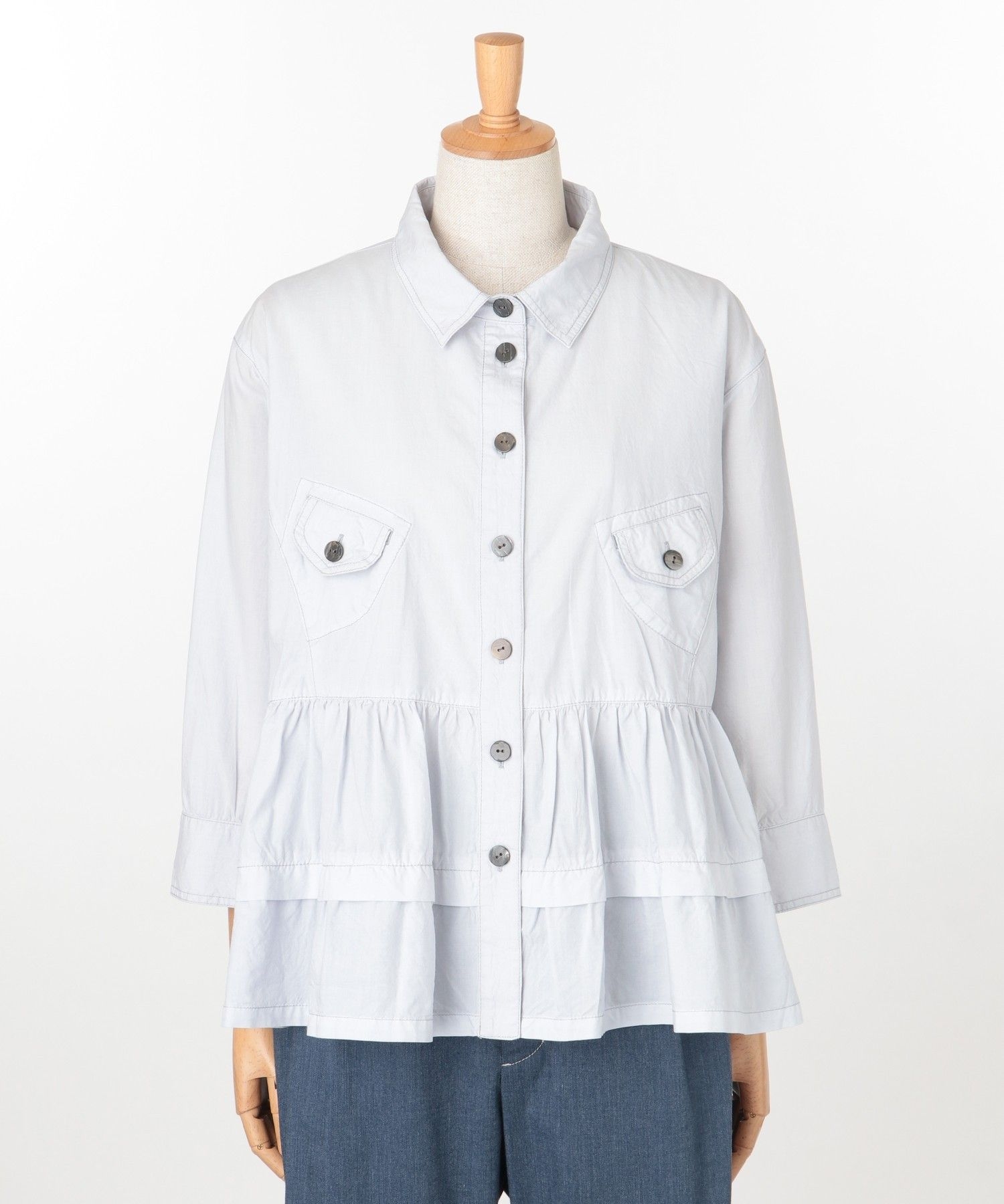 製品染めブラウス|Cube-Cube | Sensounico ONLINE STORE