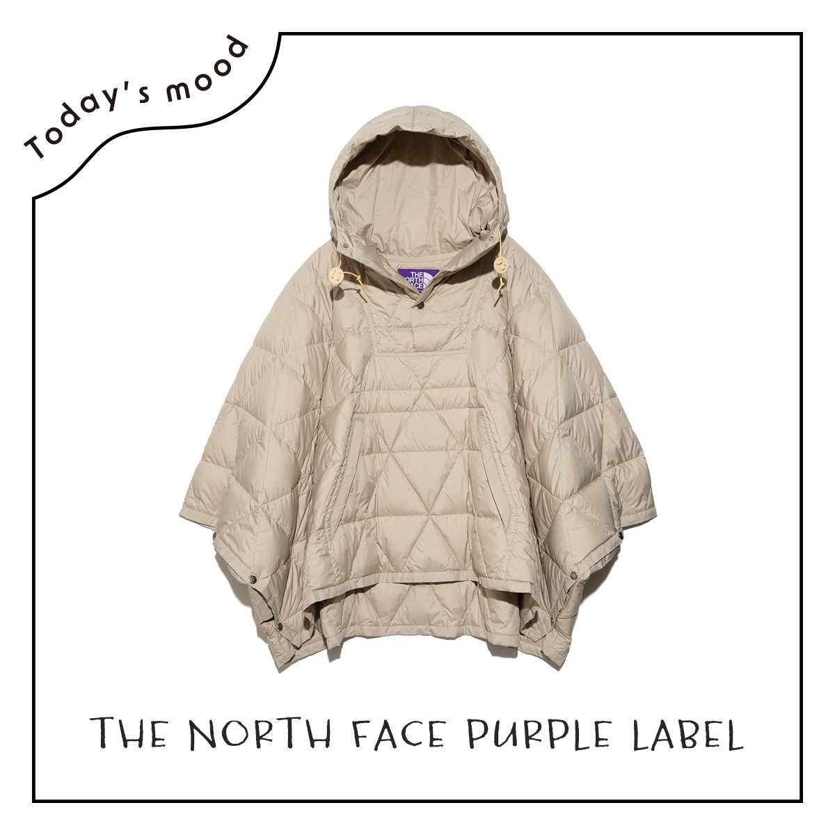 光電子®ダウンの優しいぬくもり。【THE NORTH FACE PURPLE LABEL】の