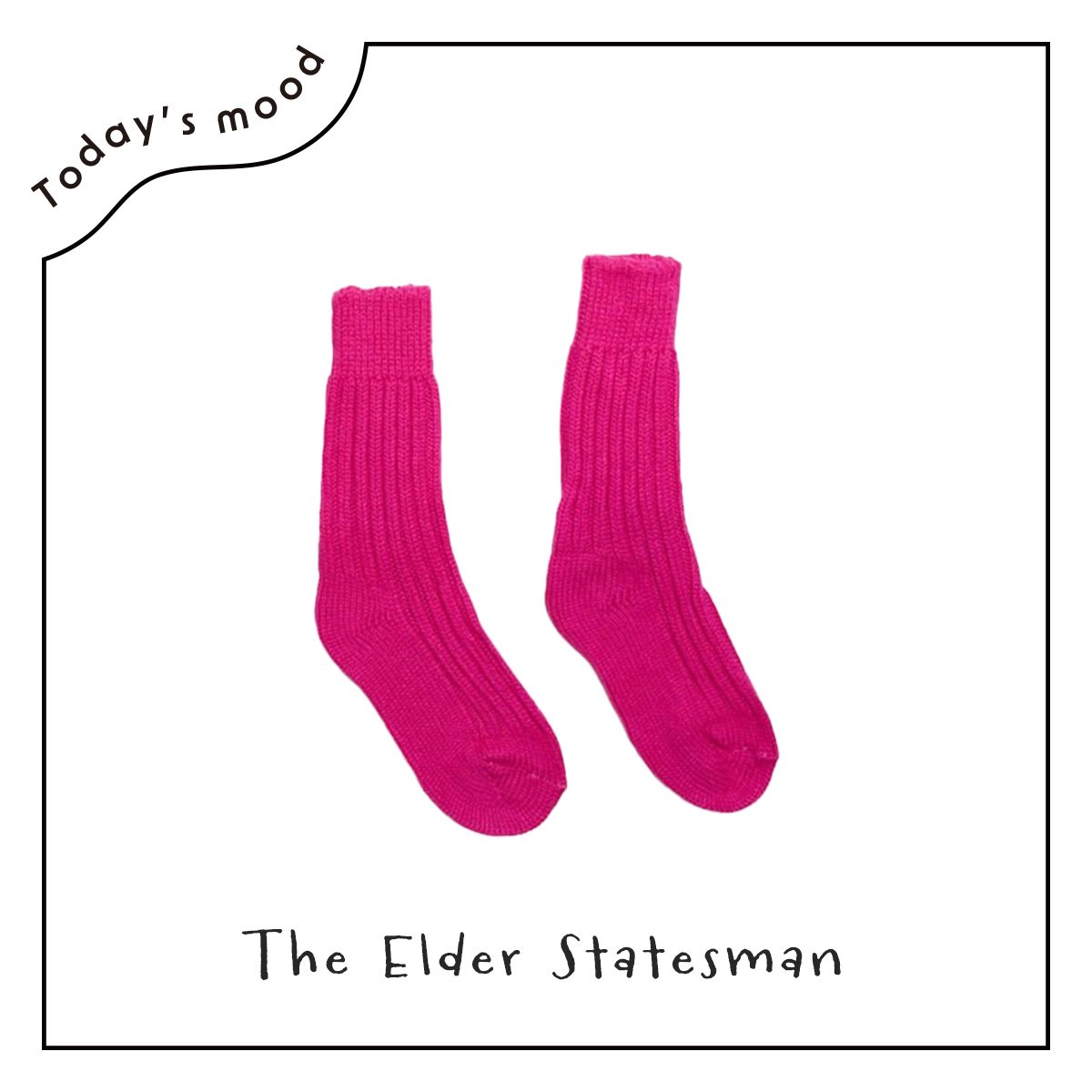 チラ見せピンクに、技あり。【ジ エルダー ステイツマン】のカシミア