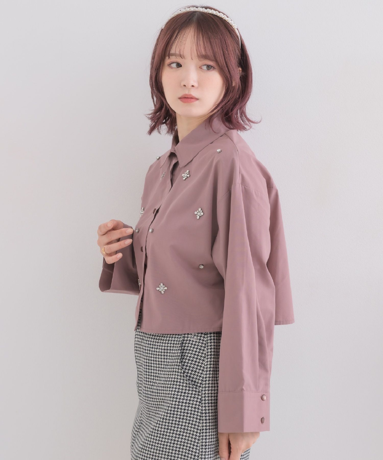 ビジュー付SH|ems excite | RETRO GIRL ONLINE STORE レトロガール