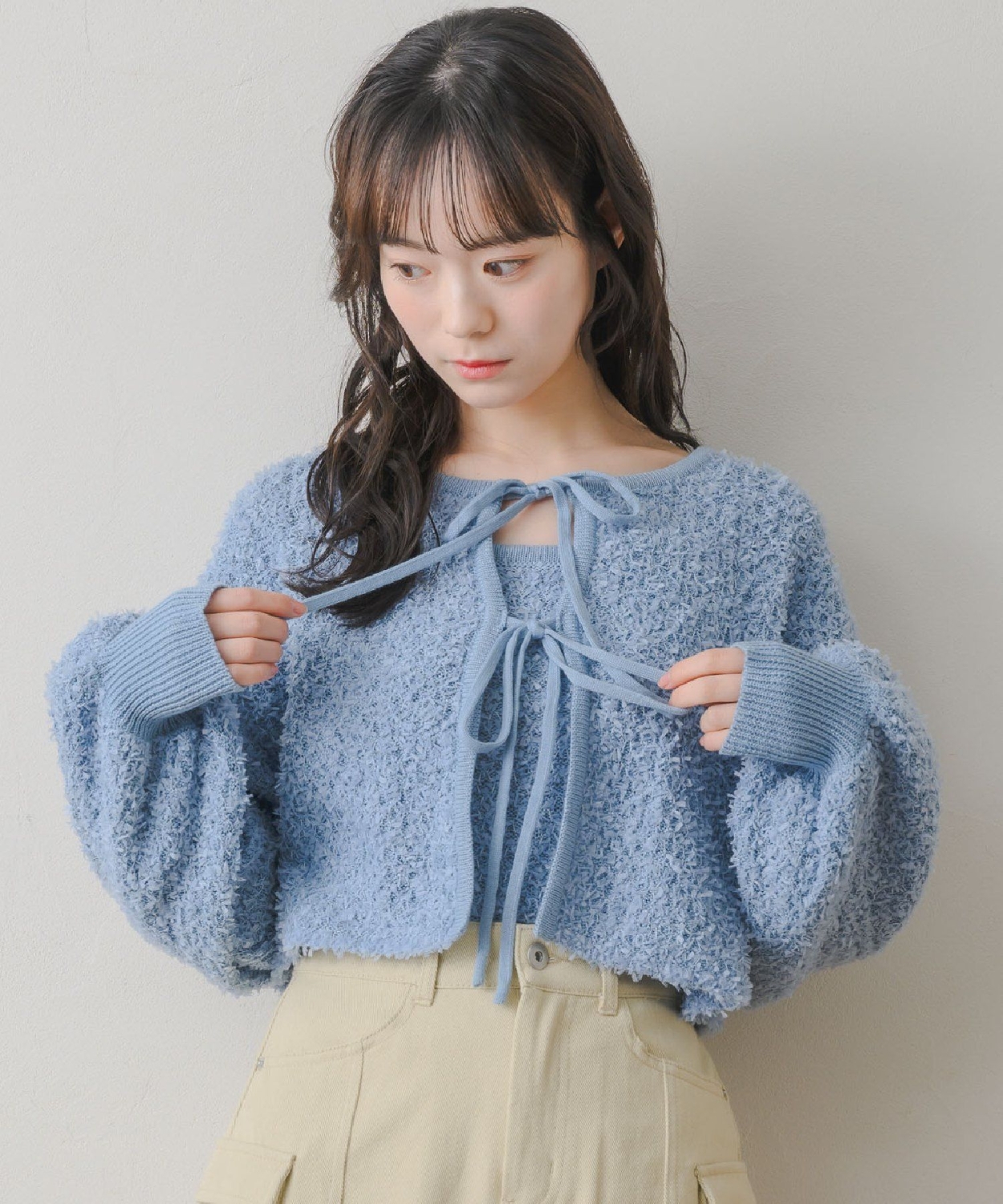 リボンヤーンキャミセット|RETRO GIRL | RETRO GIRL ONLINE STORE