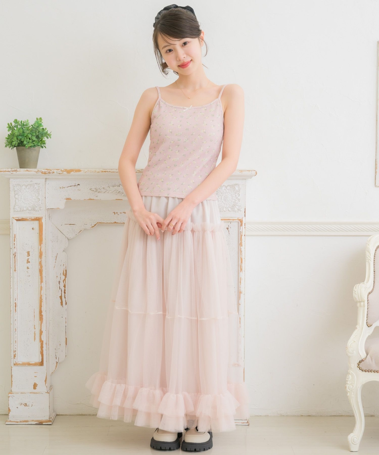 アソートワッフルキャミ|ems excite | RETRO GIRL ONLINE STORE レトロ