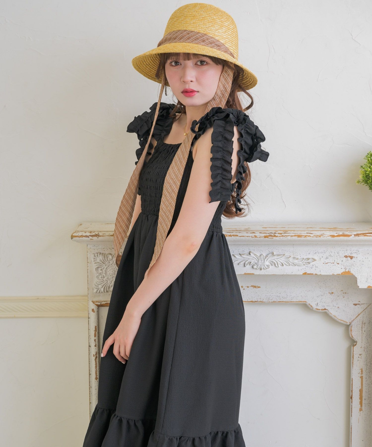 肩リボンポコポコOP|ems excite | RETRO GIRL ONLINE STORE レトロ