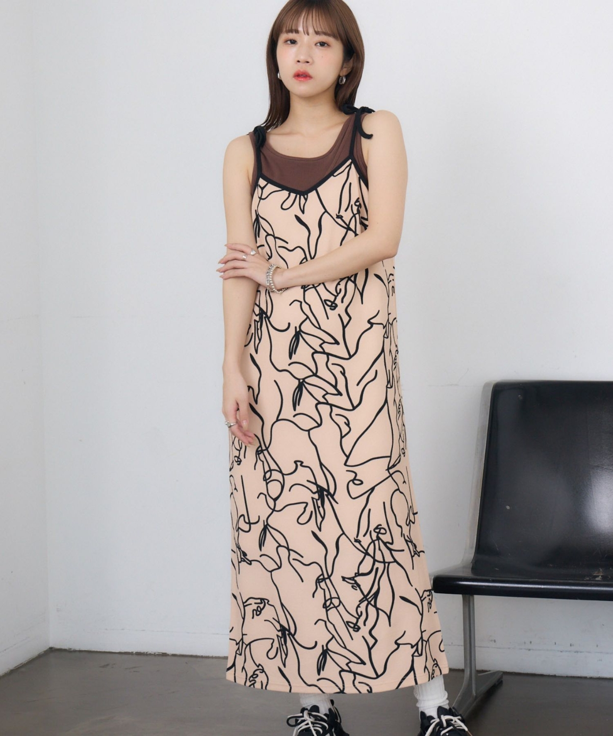 ニュアンス柄キャミOP|RETRO GIRL | RETRO GIRL ONLINE STORE レトロ