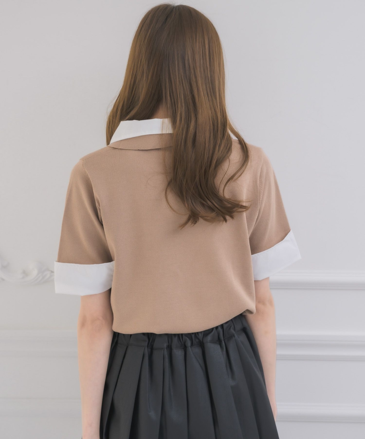 スキッパーSHレイヤード風NT|ems excite | RETRO GIRL ONLINE STORE