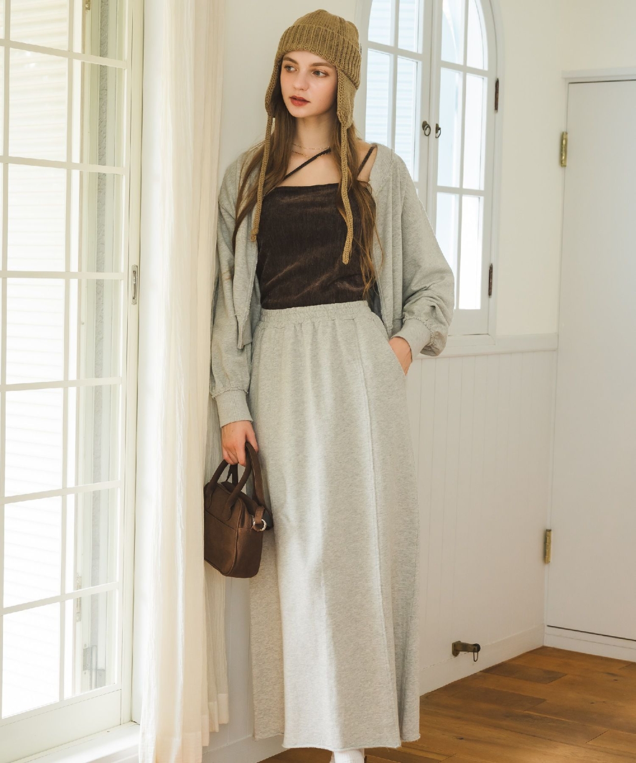 ラメベロアカップ付キャミ|RETRO GIRL | RETRO GIRL ONLINE STORE