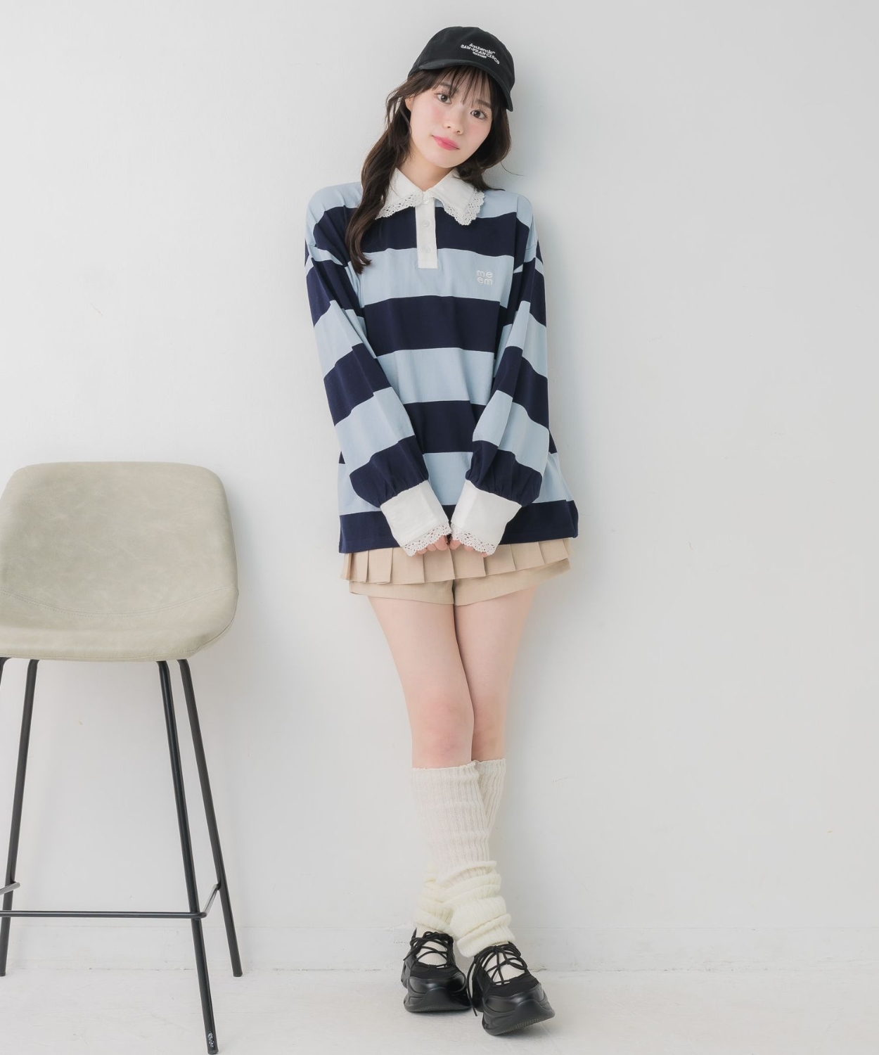 レース付きラガーSH|ems excite | RETRO GIRL ONLINE STORE レトロ