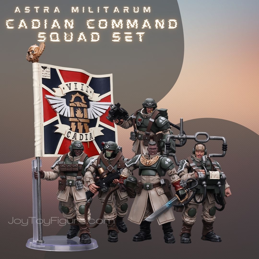 JoyToy WH40K Astra Militarum Cadian Command Squad Set – Joytoy
