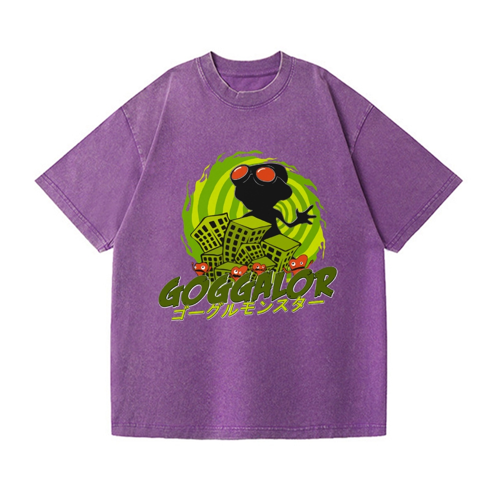 Psychonauts Goggalor Vintage Wash Japanese Design T-Shirt – Japan