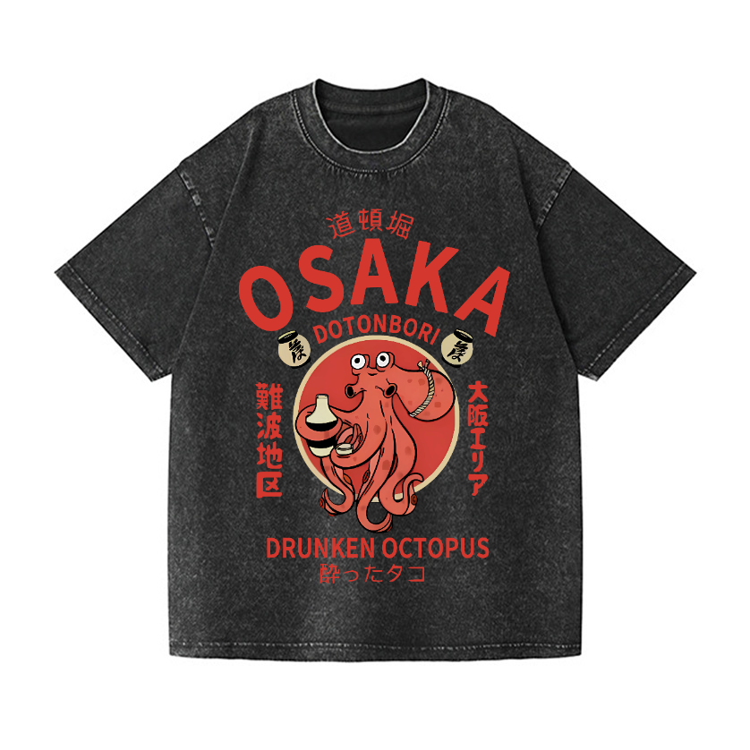 Vintage Wash Japanese Design T-Shirt – Japan-tiger