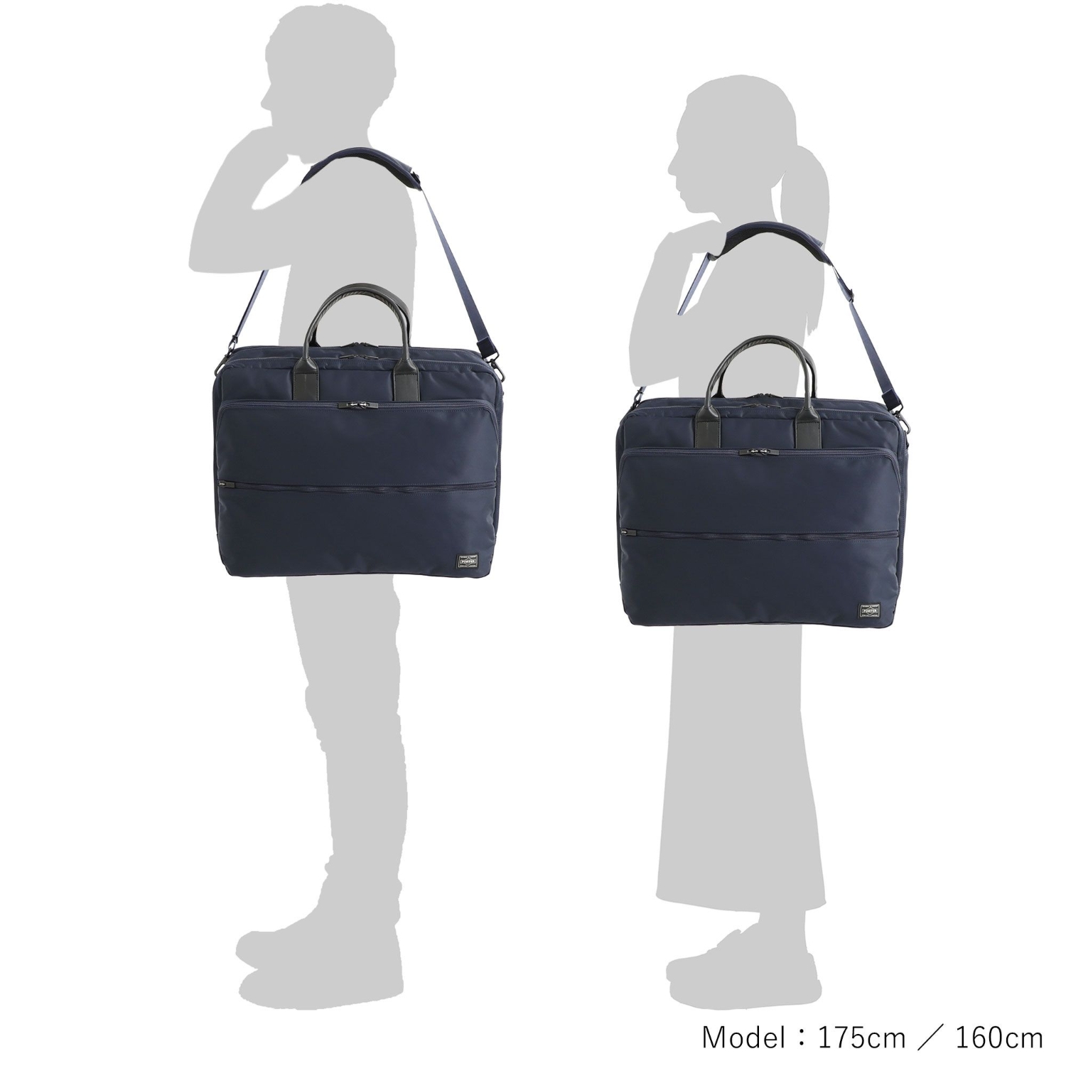 TIME(タイム) 2WAY OVERNIGHT BRIEFCASE(L) | 吉田カバンホームページ