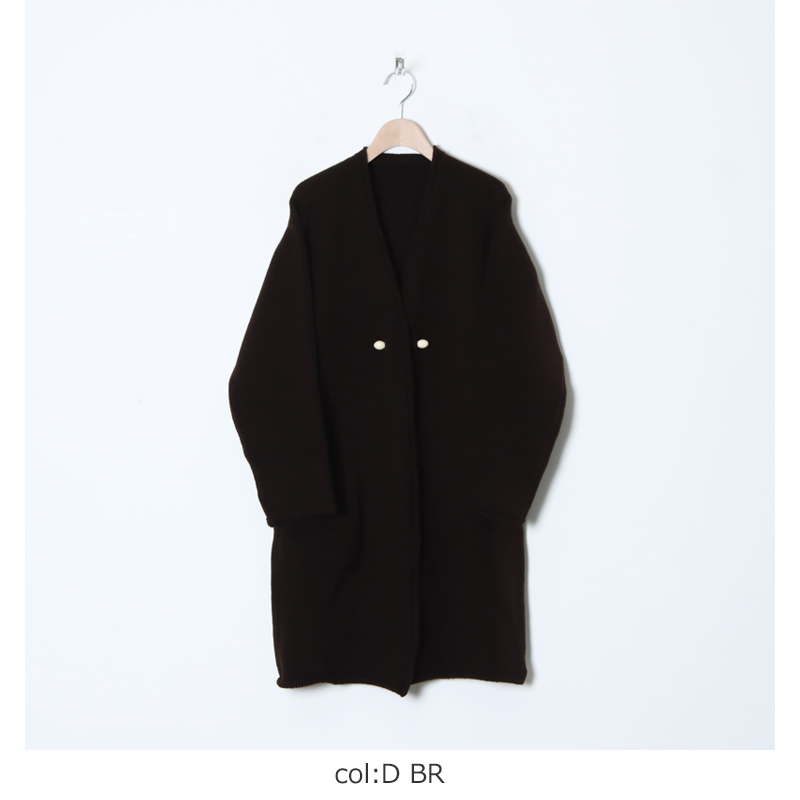 Atelier d'antan (アトリエ ダンタン) Bohr Wool Knit Long Cardigan