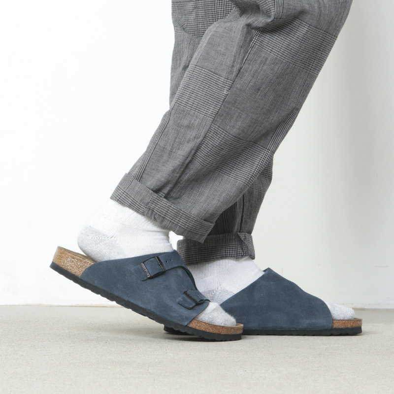 Birkenstock (ビルケンシュトック) ZURICH Sueade Leather BLUE