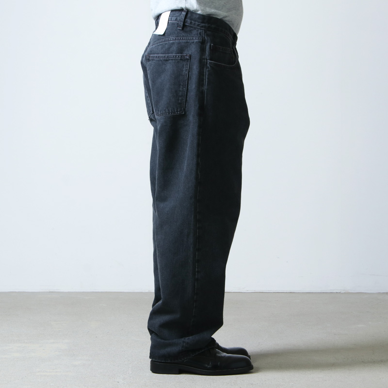 CIOTA (シオタ) ブラック スビンコットン 13,5oz バギーデニム