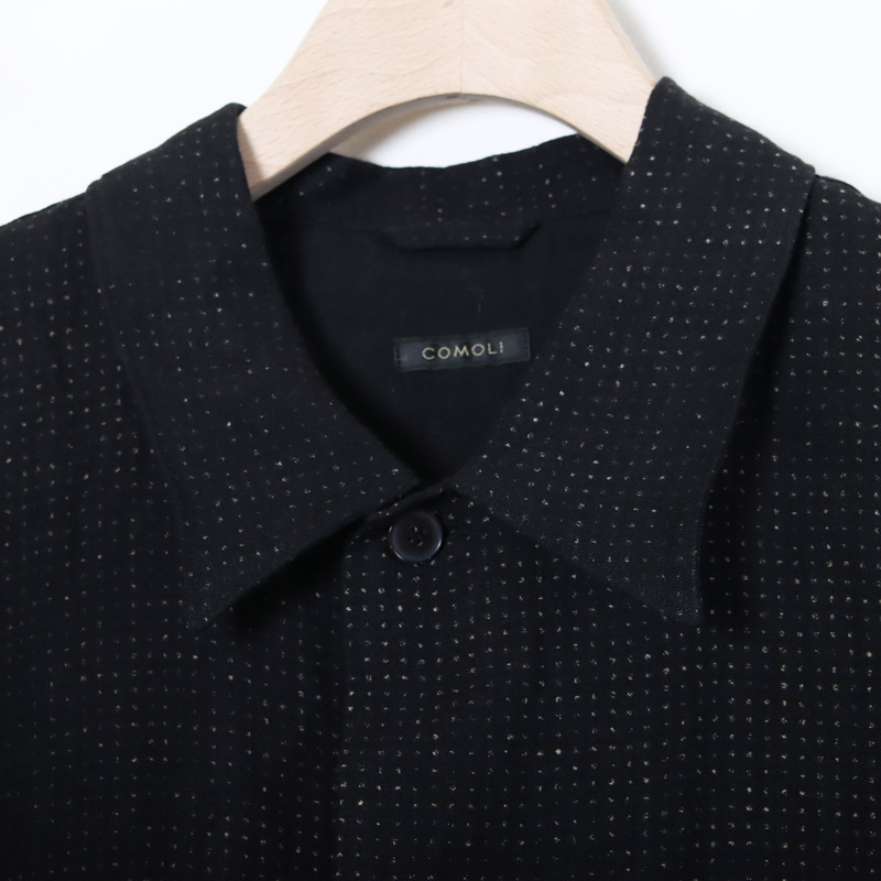 COMOLI (コモリ) リネンドット シャツジャケット