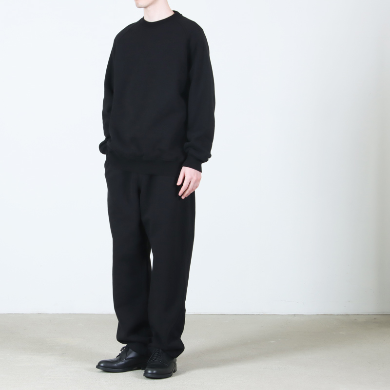 COMOLI (コモリ) コットン裏毛 クルーネック