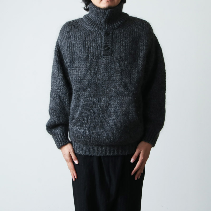 crepuscule (クレプスキュール) mohair lowgage high neck / モヘア