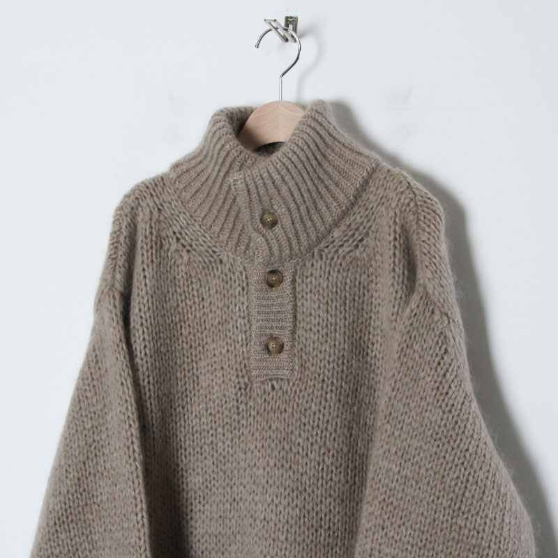 crepuscule (クレプスキュール) mohair lowgage high neck / モヘア