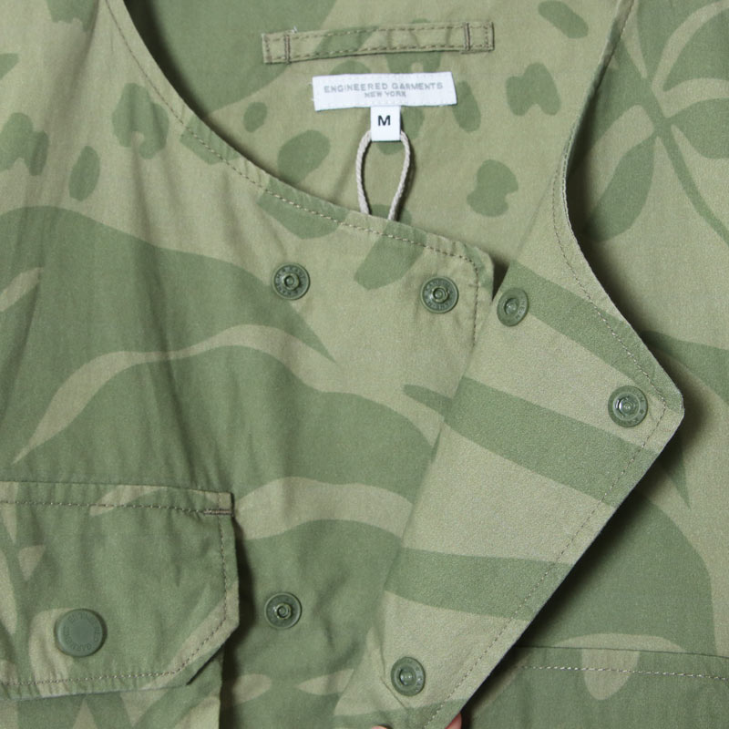 ENGINEERED GARMENTS (エンジニアードガーメンツ) Cover Vest -Leaf