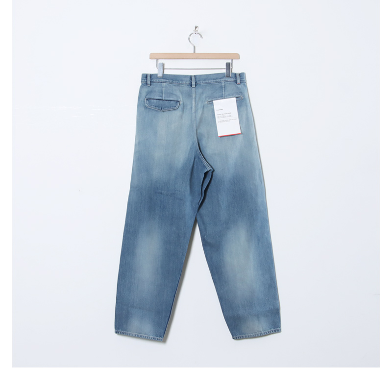 Graphpaper (グラフペーパー) Selvage Denim Two Tuck Tapered Pants