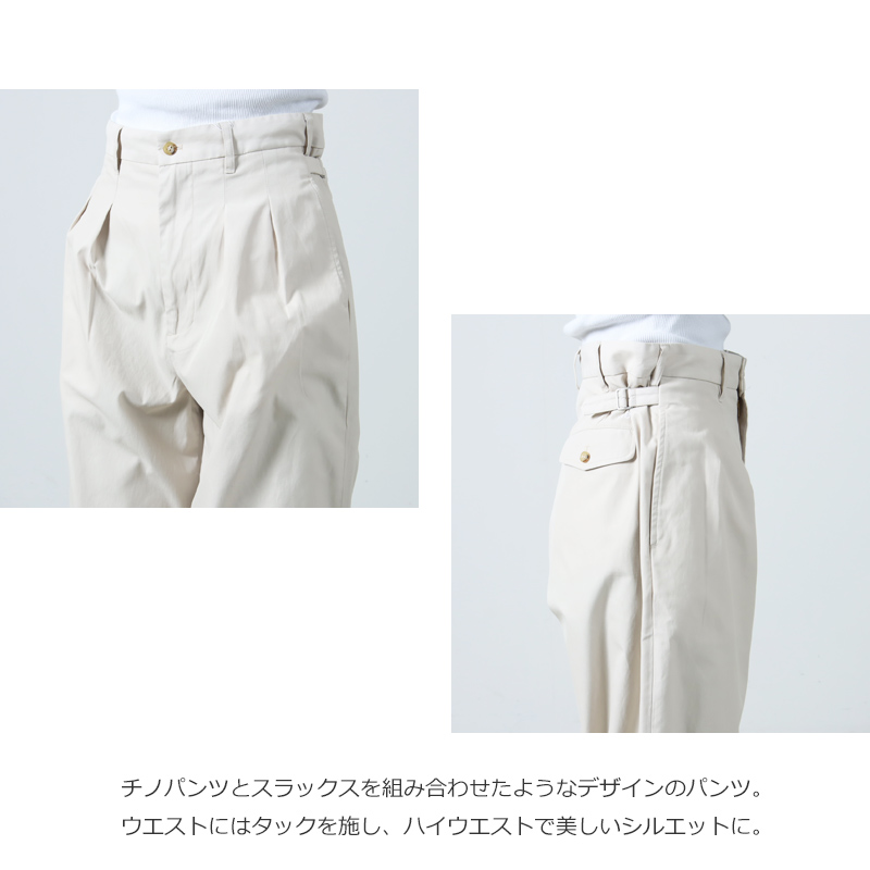 J.B. ATTIRE (ジェービーアタイア) PARIS HIGH WAIST TROUSER / パリス