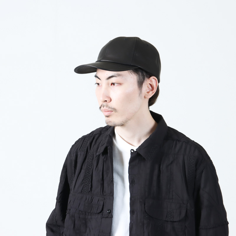 KIJIMA TAKAYUKI (キジマタカユキ) COWHIDE 6PANEL CAP / カウハイド 6
