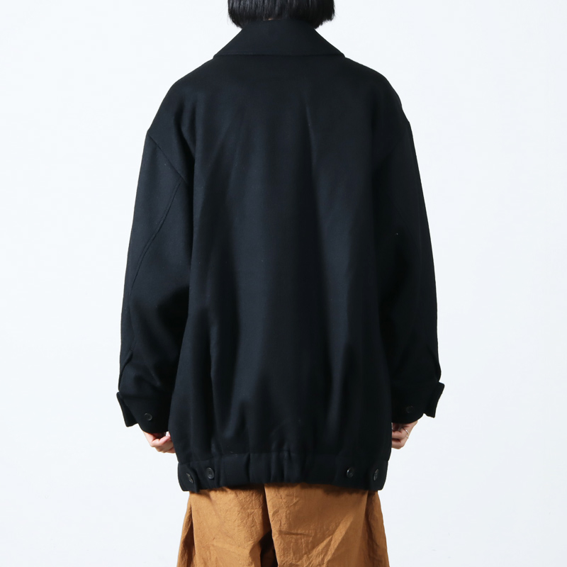 mizuiro ind (ミズイロインド) ウールハリントンジャケット