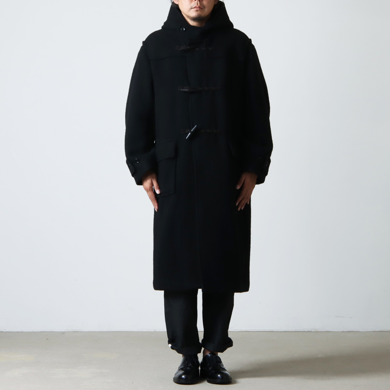 blurhmsROOTSTOCK (ブラームス ルーツストック) Wool Melton Duffle