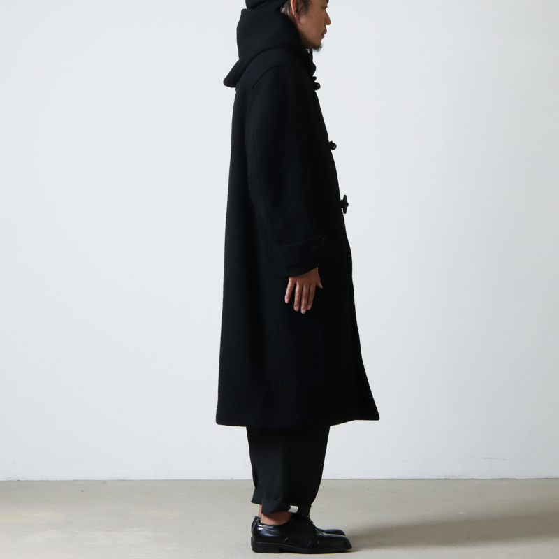 blurhmsROOTSTOCK (ブラームス ルーツストック) Wool Melton Duffle