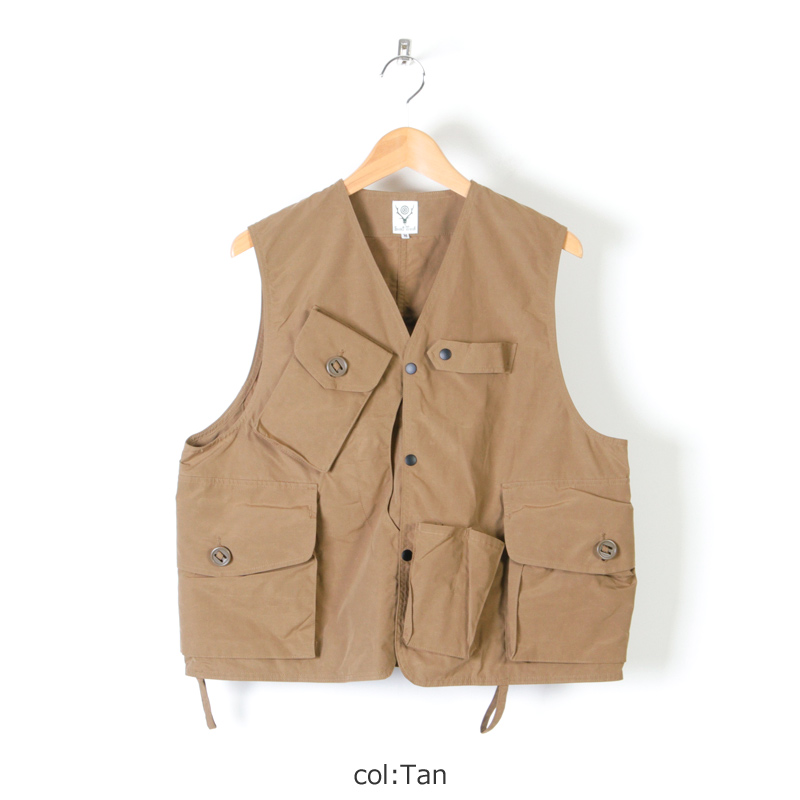 South2 West8 (サウスツーウエストエイト) Tenkara Vest - Wax Coating