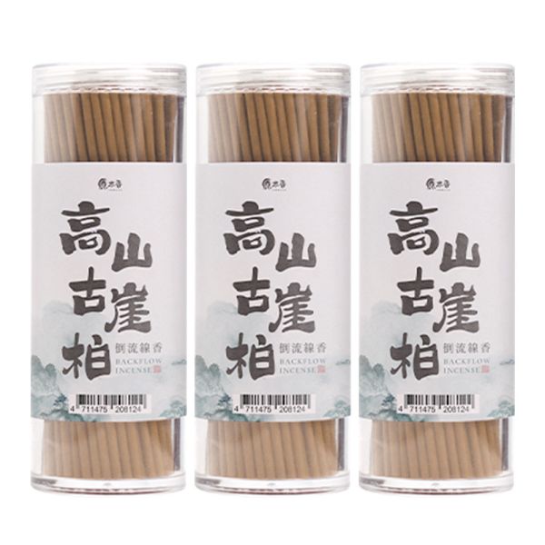 高山古崖柏倒流線香，香氣清新，彷彿置身山林
