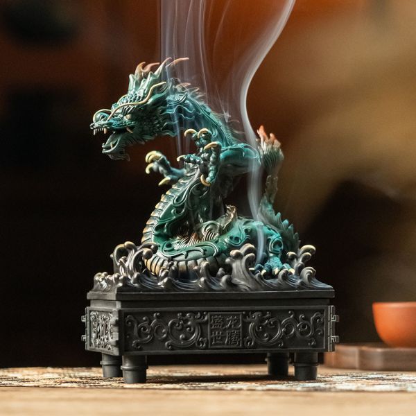 四海遊龍香爐，一爐多用的鎮宅藝品！