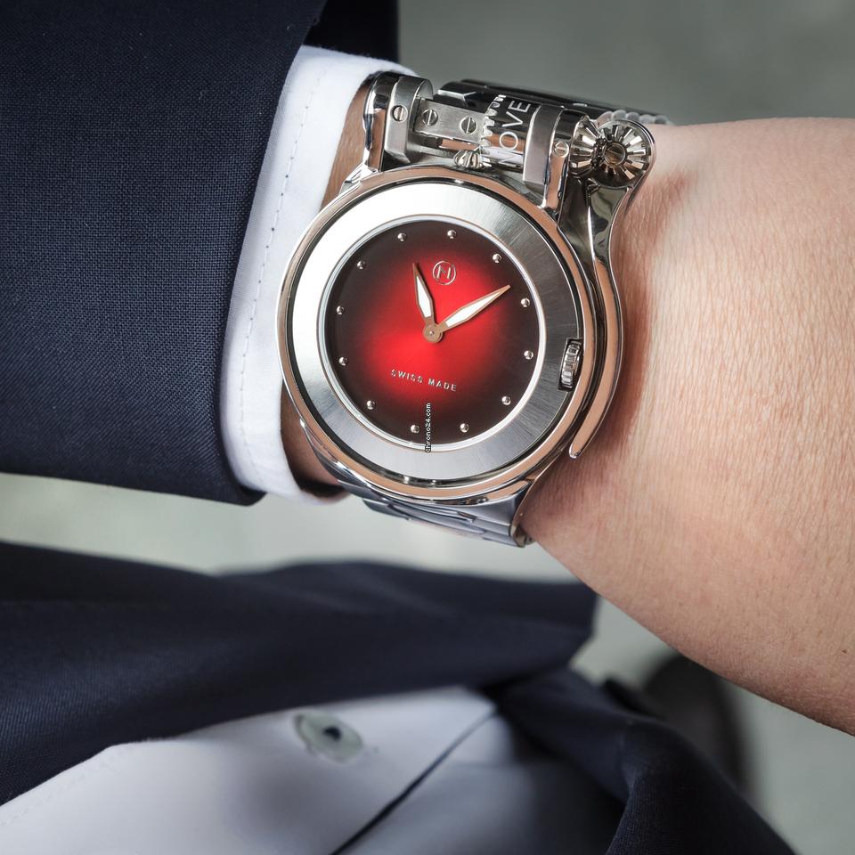 NOVE Gemini J001-02 Dual Timezone, Patented Rotating Case, for