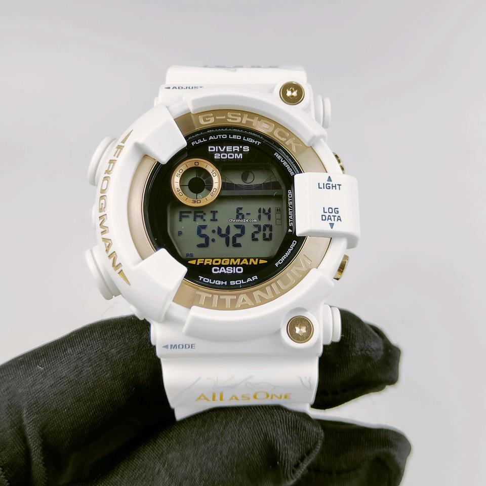 Casio G-shock ICERC Japan FROGMAN solar 200M diving watch for