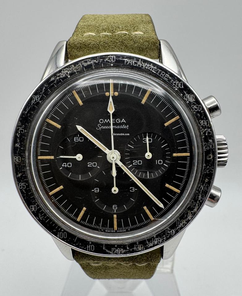 Omega Speedmaster Ed White 105003-65 Steel Tropical Dial for