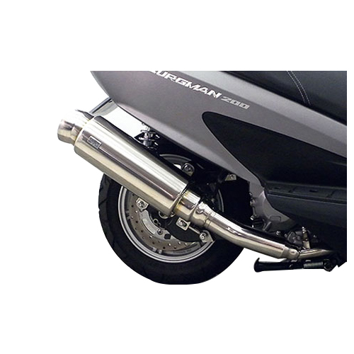 受注生産】バーグマン200用 ステップマフラー オプションB - バイク