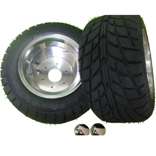 ジャイロキャノピー/UP/X用 ホイール タイヤ セット 225/45-10 - バイク