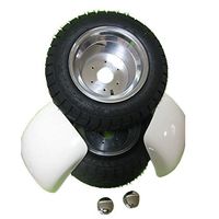 ジャイロキャノピー/UP/X用 ホイール タイヤ セット 225/45-10 - バイク